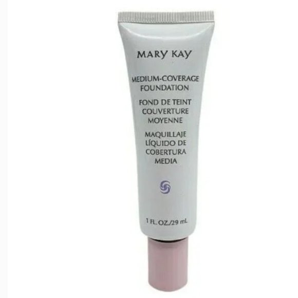 1 Mary Kay Medium Coverage BEIGE 302 Liquid Foundation 1 OZ PINK CAP - Picture 3 of 9